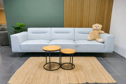 Refurbished 4-zitsbank Loods 5 Babyblauw