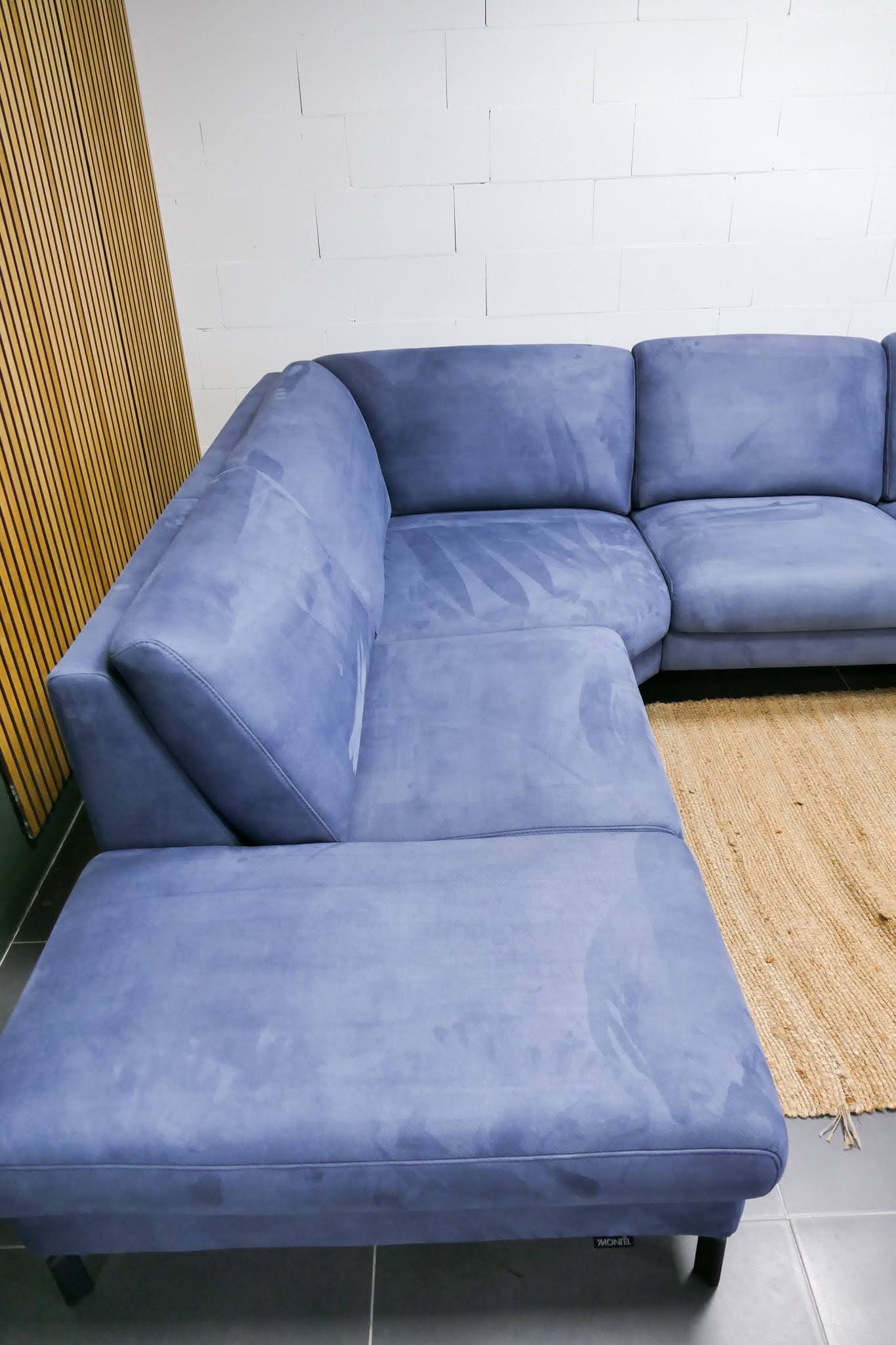 Refurbished Montel Hoekbank Montelex Blauw