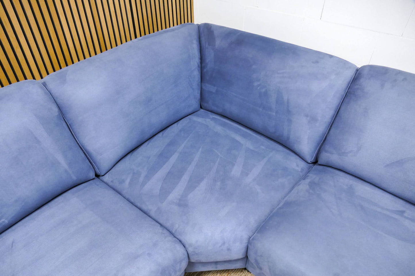 Refurbished Montel Hoekbank Montelex Blauw