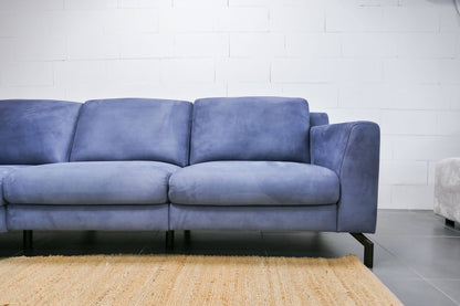 Refurbished Montel Hoekbank Montelex Blauw