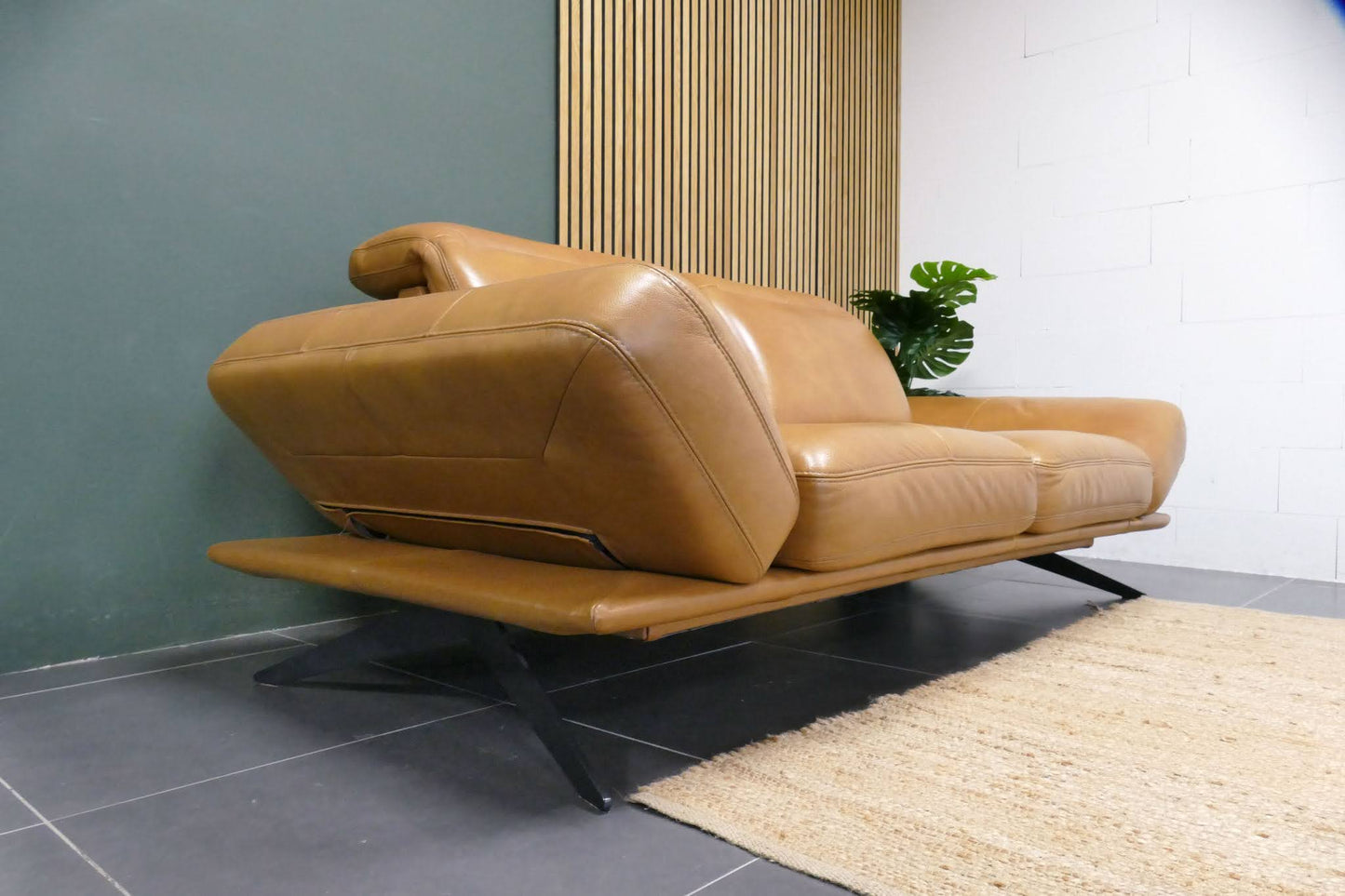 Refurbished Xooon 3 Zits Paxos Cognac Leer