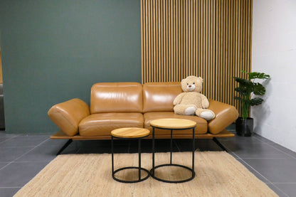 Refurbished Xooon 3 Zits Paxos Cognac Leer