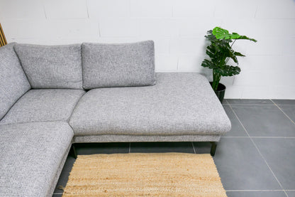 Refurbished Hoekbank Sanders Wonen Lichtgrijs