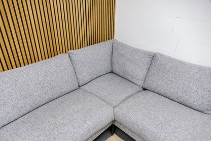 Refurbished Hoekbank Sanders Wonen Lichtgrijs