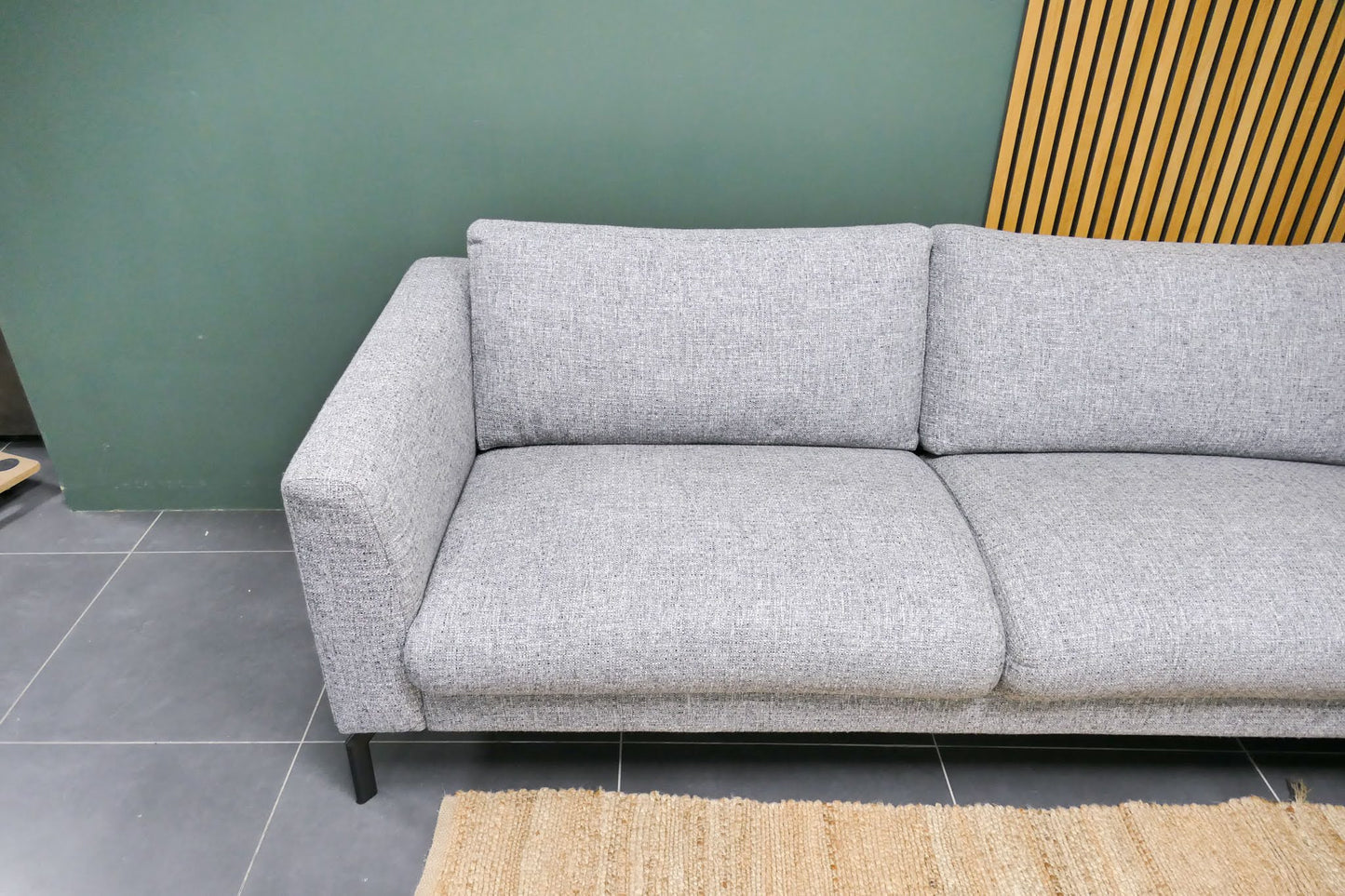 Refurbished Hoekbank Sanders Wonen Lichtgrijs