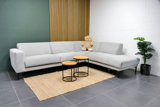 Refurbished Hoekbank Zitmaxx Lichtgrijs