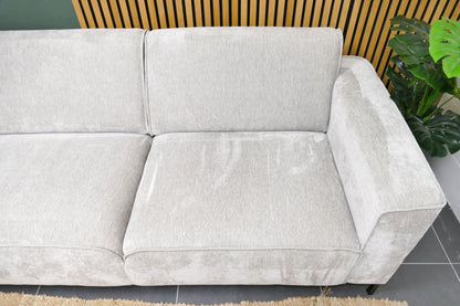 Refurbished Beige Kleine Hoekbank Prominent