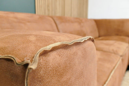 Refurbished Cognac Hoekbank Label67