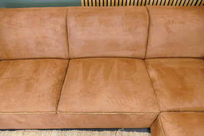 Refurbished Cognac Hoekbank Label67