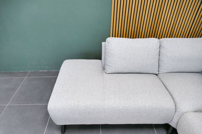 Refurbished Moderne Hoekbank Lichtgrijs