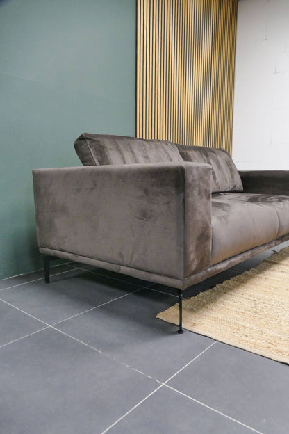 Refurbished 3-zits Lounge bank Antraciet