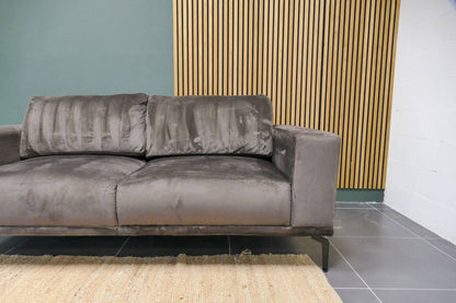 Refurbished 3-zits Lounge bank Antraciet