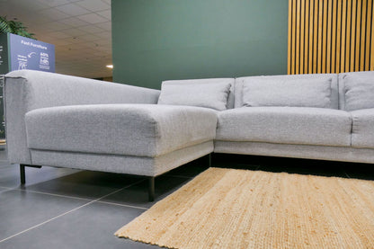 Refurbished Lounge hoekbank Lichtgrijs