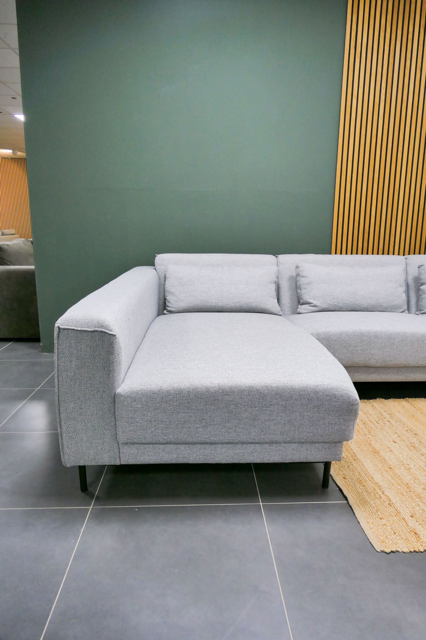 Refurbished Lounge hoekbank Lichtgrijs