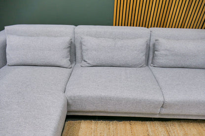Refurbished Lounge hoekbank Lichtgrijs