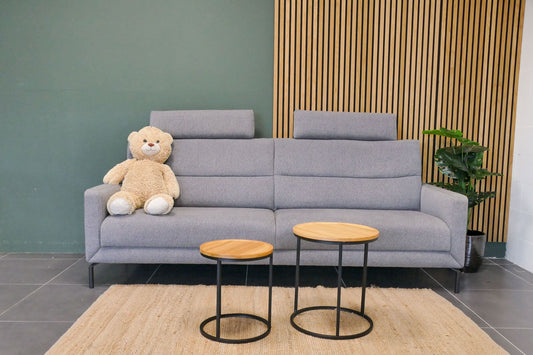 Refurbished Prominent 3 Zits Bank Grijs T-501