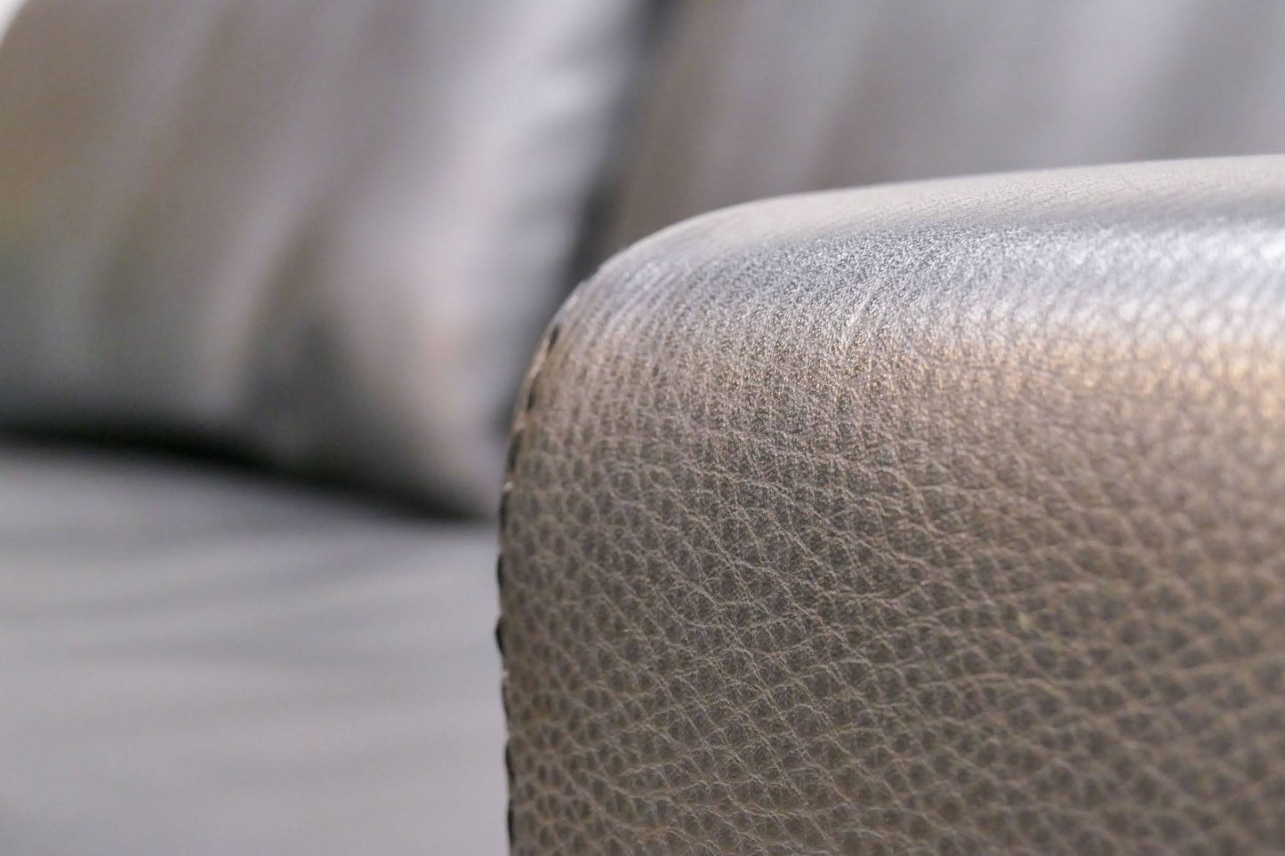 Refurbished Montel Set Zwart Leder 3 en 2,5 zits