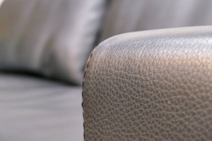 Refurbished Montel Set Zwart Leder 3 en 2,5 zits