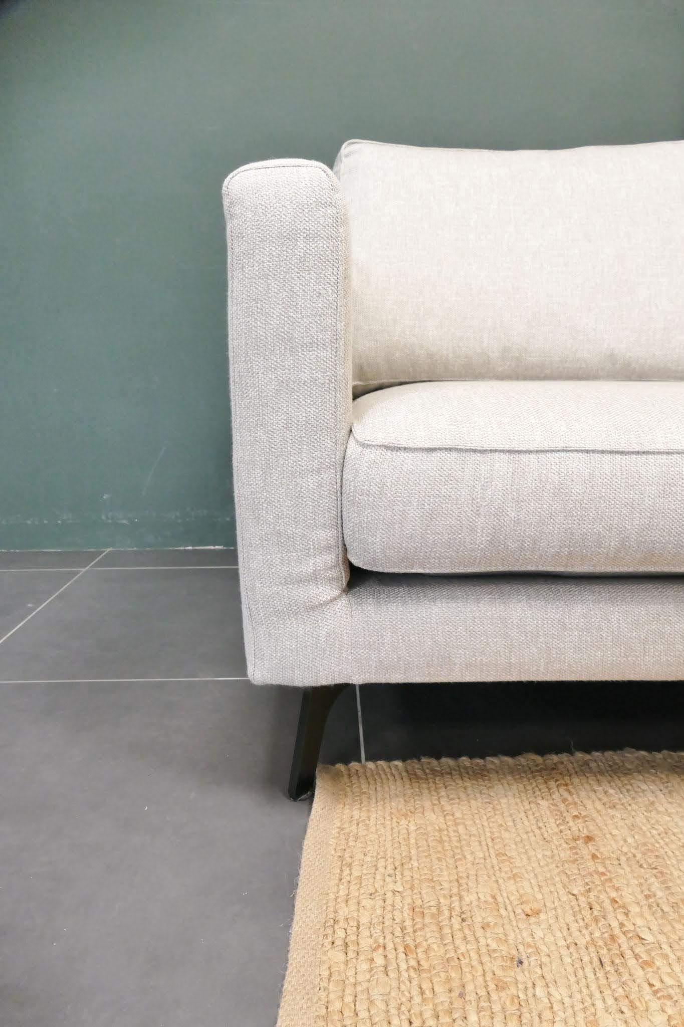 Refurbished Moderne Hoekbank beige