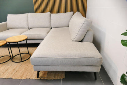 Refurbished Moderne Hoekbank beige