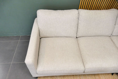 Refurbished Moderne Hoekbank beige