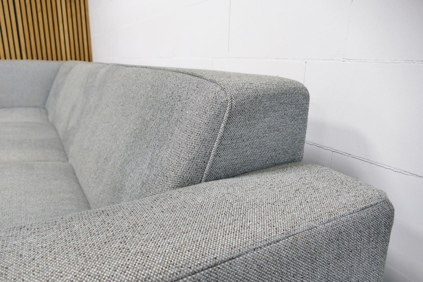 Refurbished Loods 5 Hoekbank Lot Groen Grijs