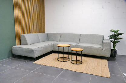 Refurbished Loods 5 Hoekbank Lot Groen Grijs