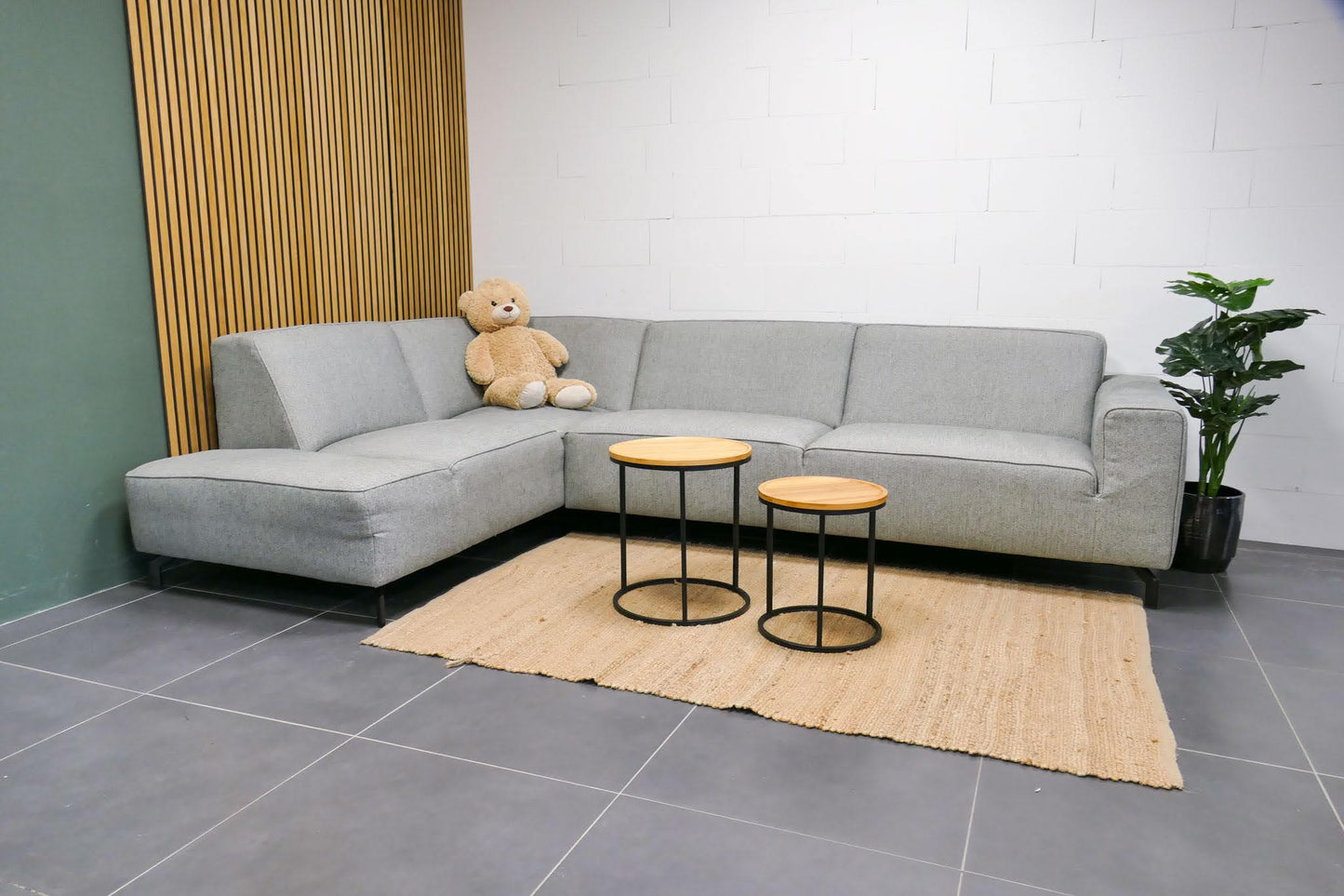 Refurbished Loods 5 Hoekbank Lot Groen Grijs