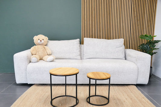 Refurbished 3-Zits Bank Beige Goossens