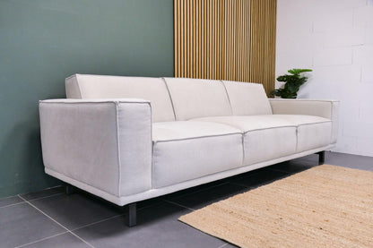 Refurbished 4-zits bank beige Haco