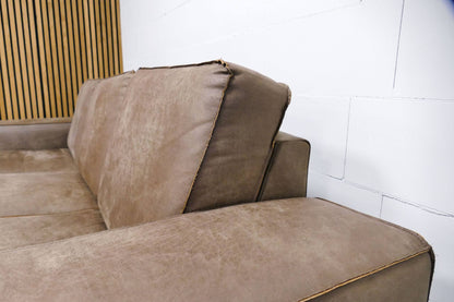 Refurbished Kleine Chaise Longue Bruin Microvezel