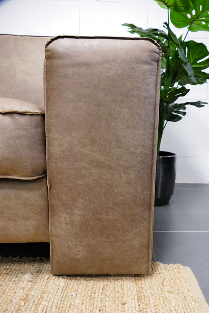Refurbished Kleine Chaise Longue Bruin Microvezel