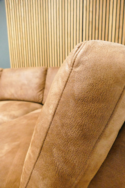 Refurbished Pronto Hoekbank Cognac