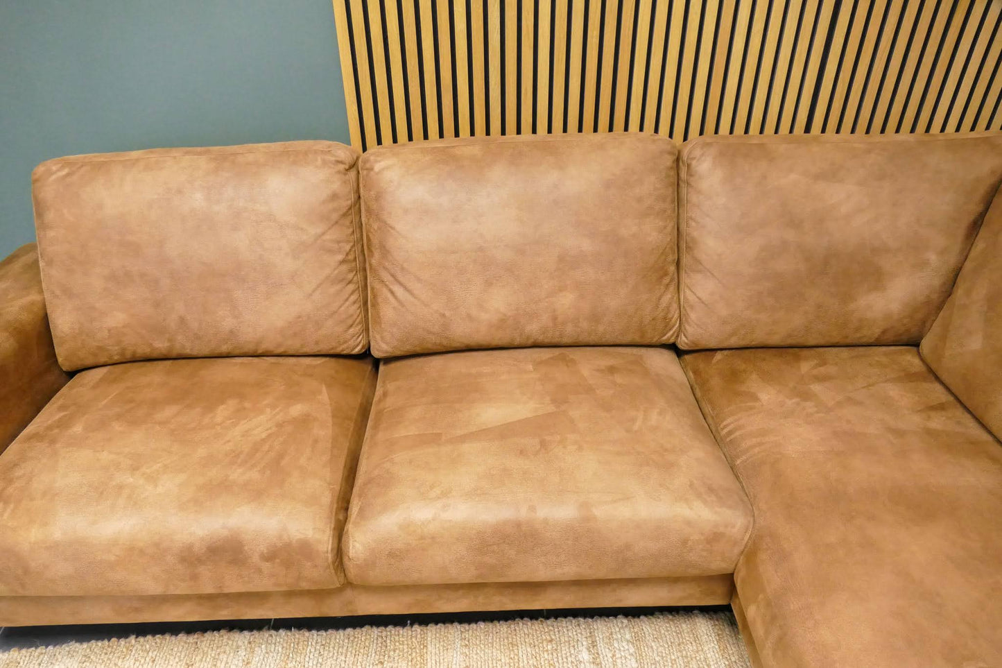 Refurbished Pronto Hoekbank Cognac