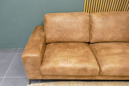 Refurbished Pronto Hoekbank Cognac