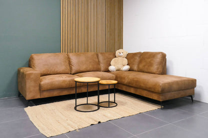 Refurbished Pronto Hoekbank Cognac