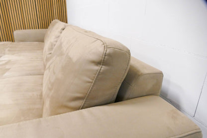 Refurbished Prominent Chaise longue Goud Beige