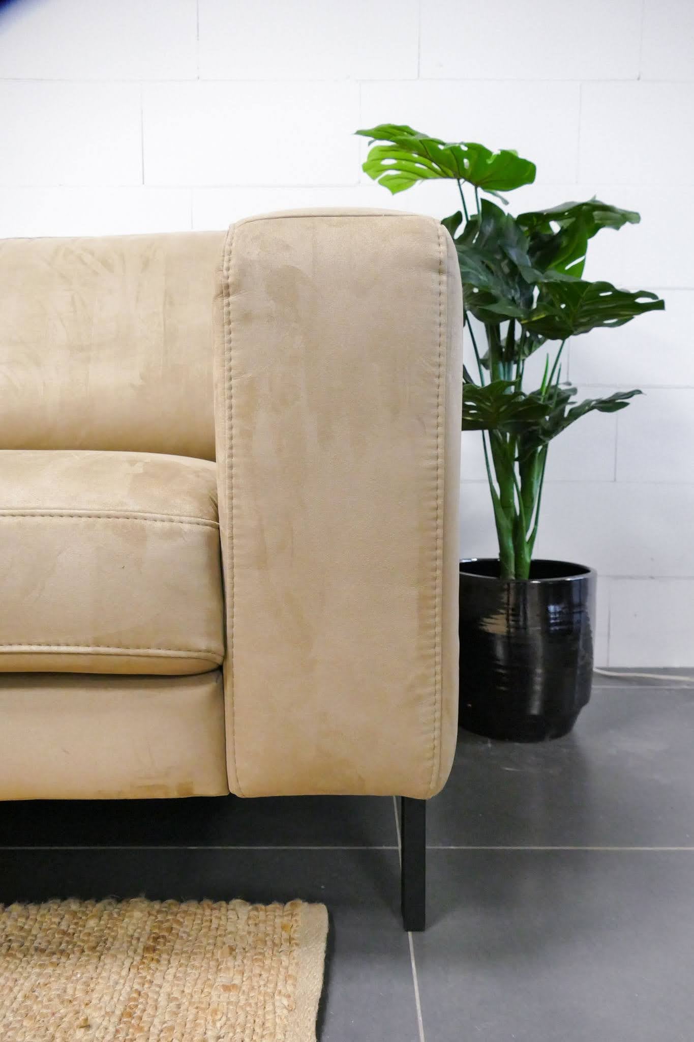 Refurbished Prominent Chaise longue Goud Beige