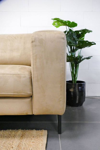 Refurbished Prominent Chaise longue Goud Beige