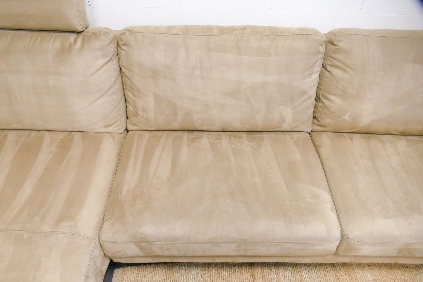 Refurbished Prominent Chaise longue Goud Beige