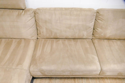 Refurbished Prominent Chaise longue Goud Beige