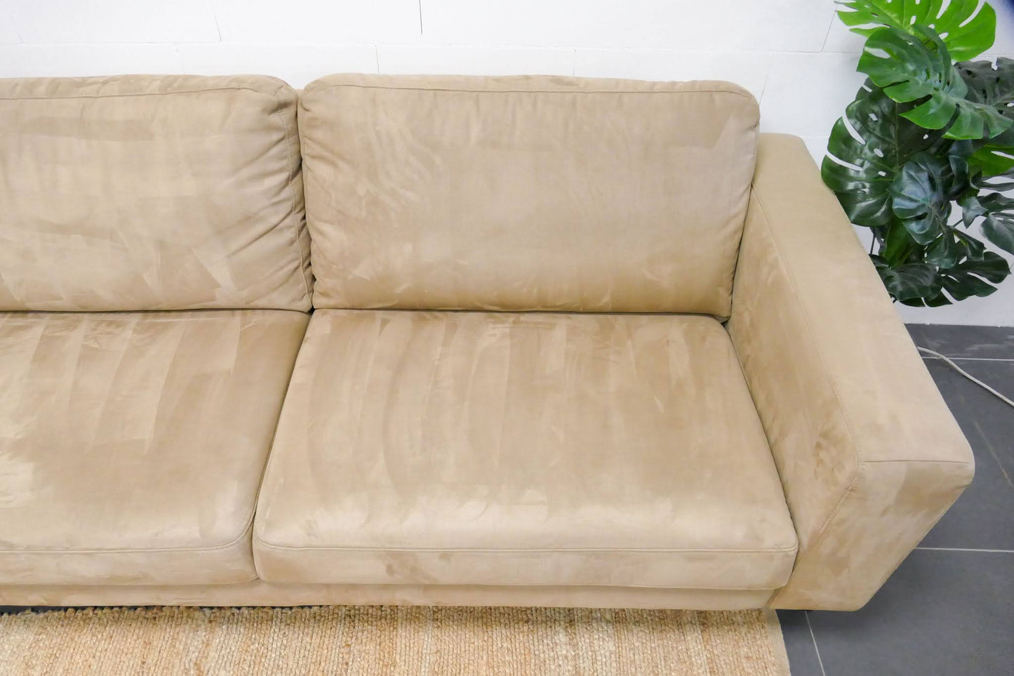 Refurbished Prominent Chaise longue Goud Beige