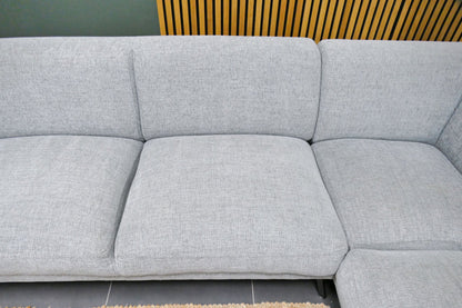 Refurbished DFS hoekbank Lichtgrijs
