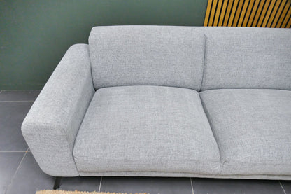 Refurbished DFS hoekbank Lichtgrijs