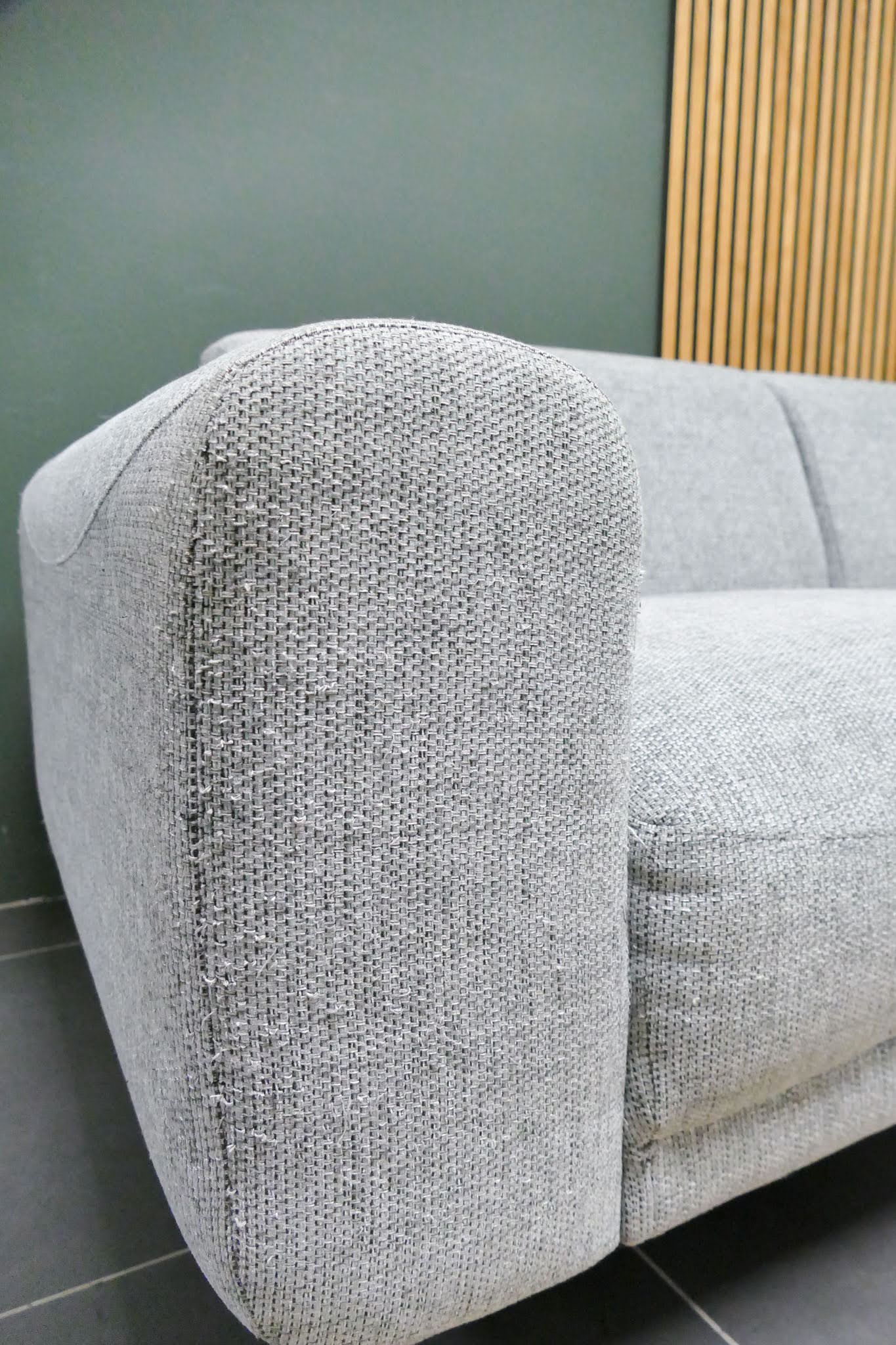 Refurbished DFS hoekbank Lichtgrijs