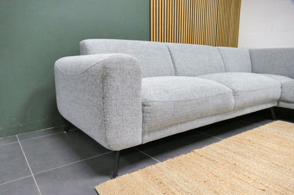 Refurbished DFS hoekbank Lichtgrijs