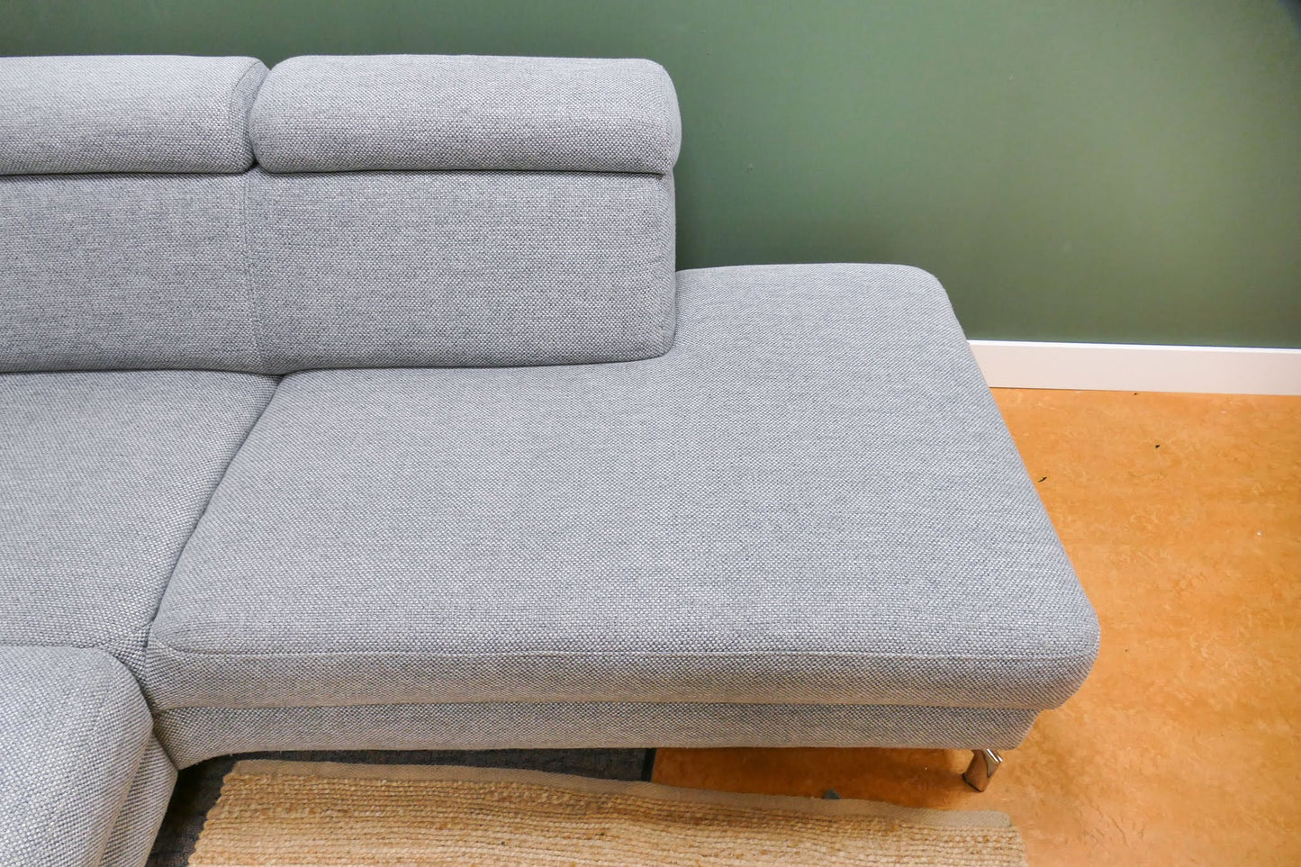 Refurbished Montel Hoekbank Chicago Grijs