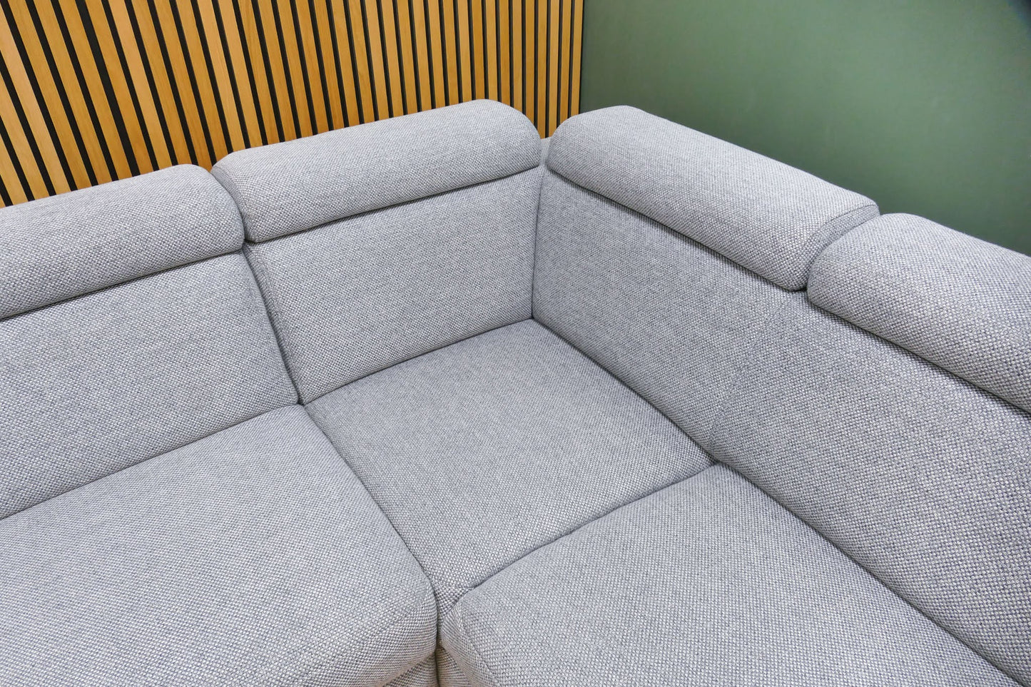 Refurbished Montel Hoekbank Chicago Grijs