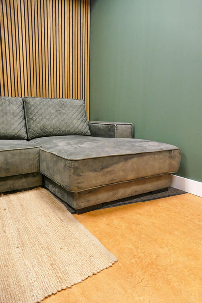Refurbished Chaise Longue Urban Sofa Groen