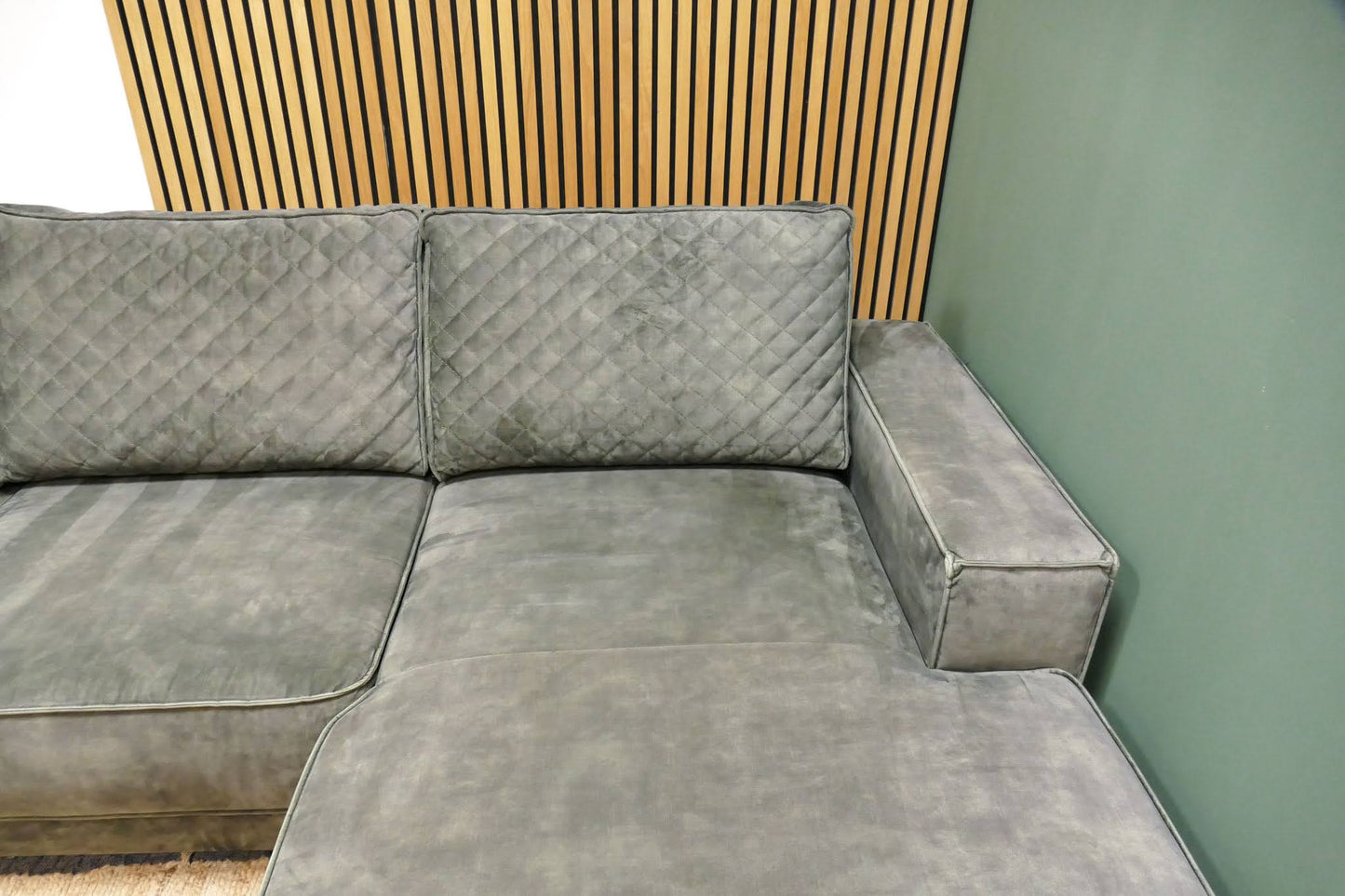 Refurbished Chaise Longue Urban Sofa Groen